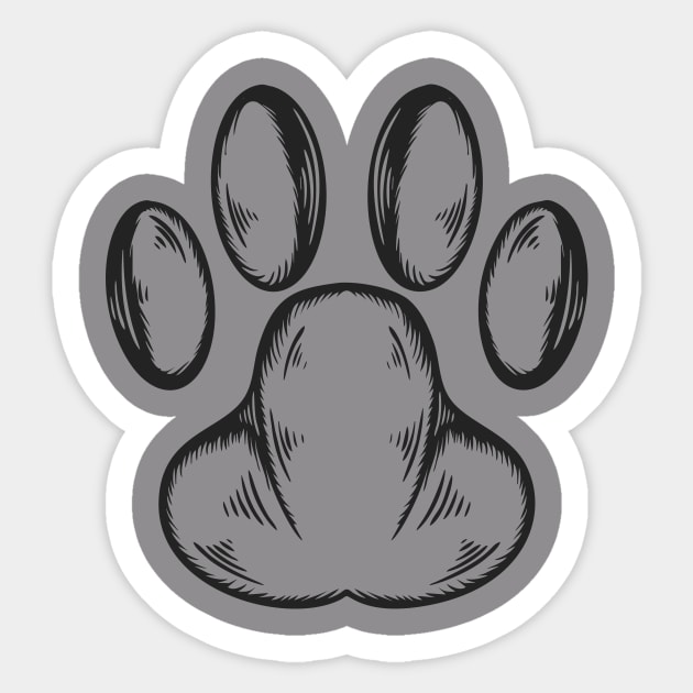 Paw Sticker by MaiKStore